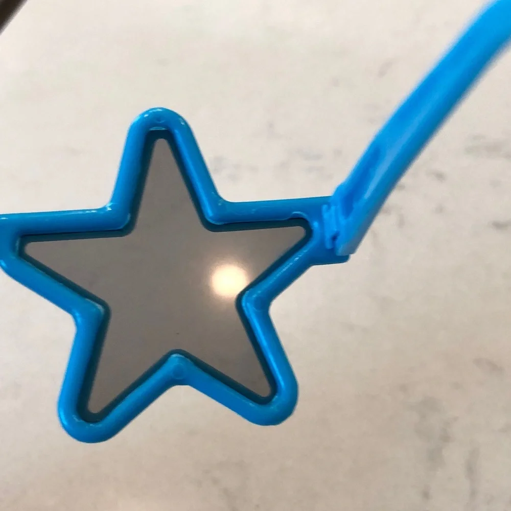 Star-Shaped Blue Sunglasses